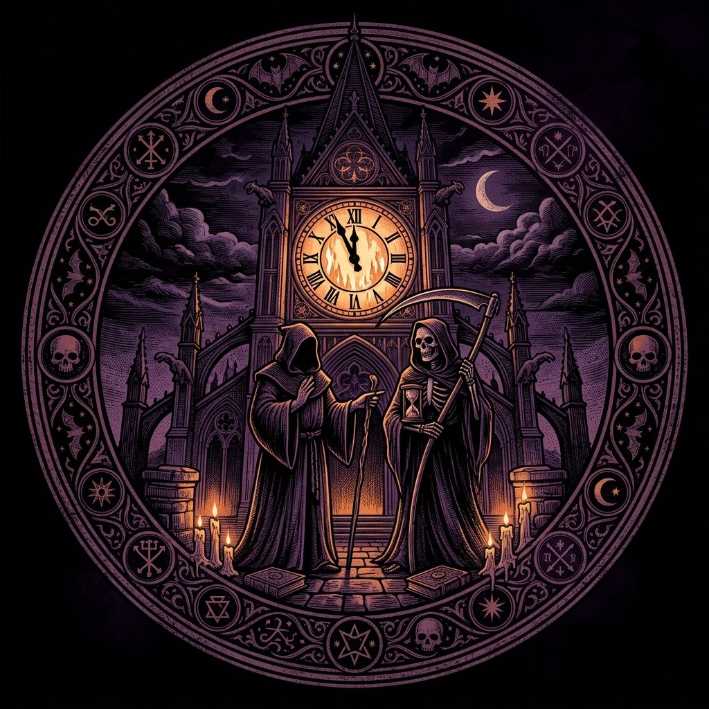 El Narrador y la Muerte en la Torre del Reloj